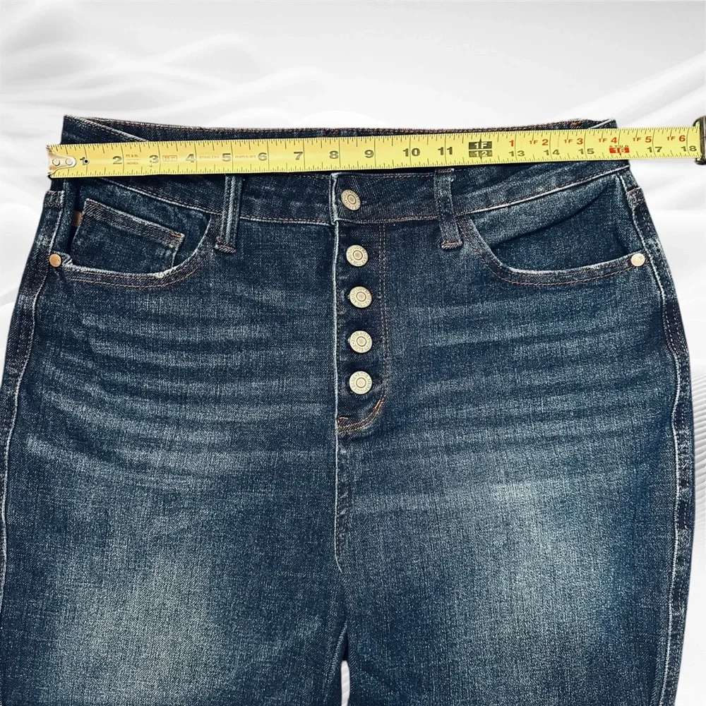 Judy Blue Dark Blue Straight Leg Jeans - Picture 7 of 11